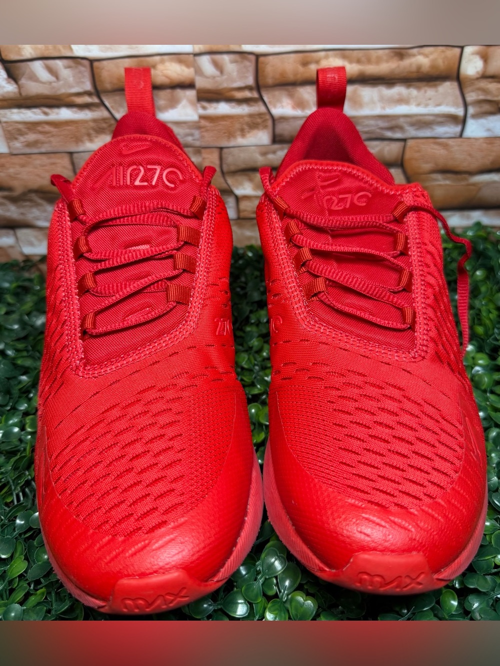 NIKE MEN’S AIR MAX 270 UNIVERSITY RED